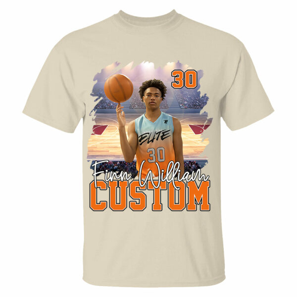 Custom Photo Player And Team Name Shirt - Personalized Photo Sports Shirt - Image 7
