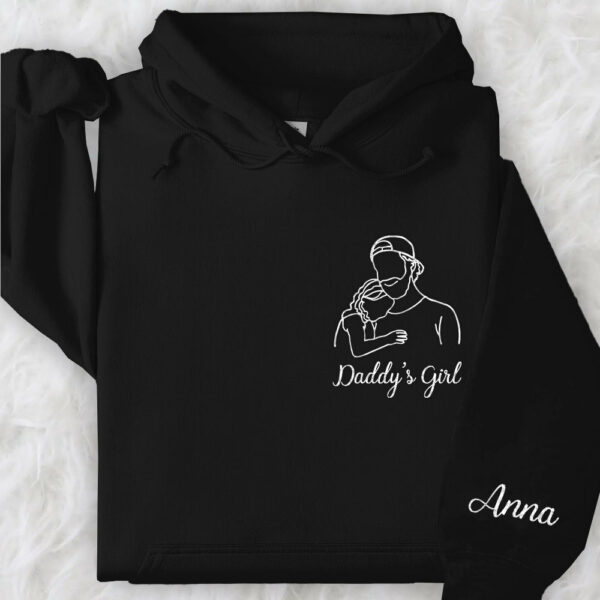 Custom Photo Shirt For Dad, Dad Portrait Embroidered Shirt From Photo, New Dad Shirt, Fathers Day Gifts, Gift For Husband - Image 11
