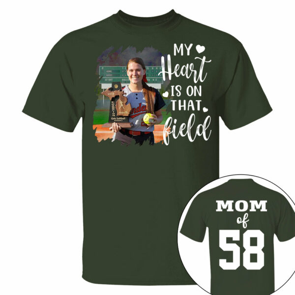 Custom Photo Softball GameDay Shirt Gift For Softball Lovers - Personalized Gift For Softball Player - Image 4
