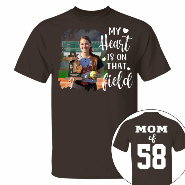 Custom Photo Softball GameDay Shirt Gift For Softball Lovers - Personalized Gift For Softball Player - Image 3