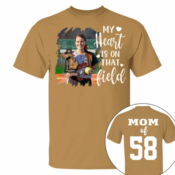 Custom Photo Softball GameDay Shirt Gift For Softball Lovers - Personalized Gift For Softball Player - Image 6