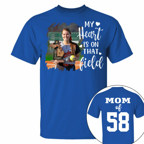 Custom Photo Softball GameDay Shirt Gift For Softball Lovers - Personalized Gift For Softball Player - Image 9
