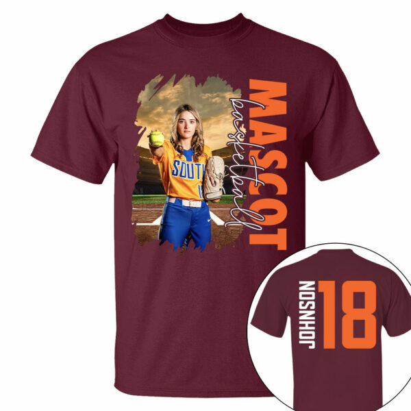 Custom Photo Softball Shirt, Personalized Softball Mom Shirt, Game Day Softball Hoodie, Softball Dad Sweatshirt - Image 6
