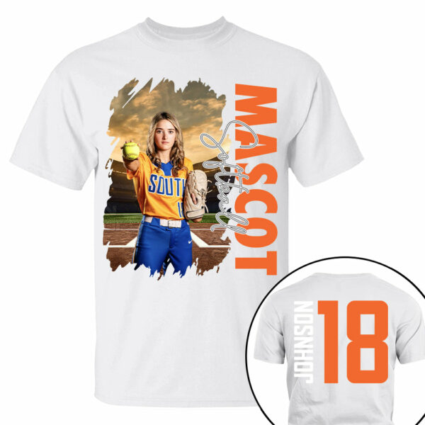 Custom Photo Softball Shirt, Personalized Softball Mom Shirt, Game Day Softball Hoodie, Softball Dad Sweatshirt - Image 7