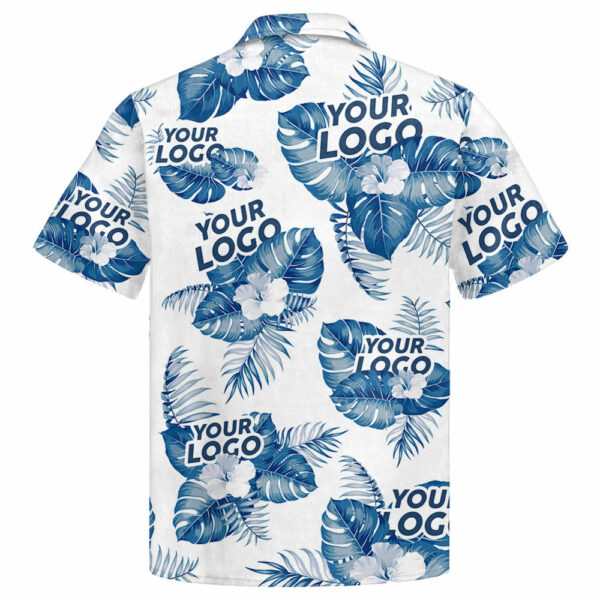 Custom Photo Summer Time - Company Logo Personalized Custom Unisex Tropical Hawaiian Aloha Shirt - Summer Vacation Gift, Gift For Coworker, Team Members - Image 3