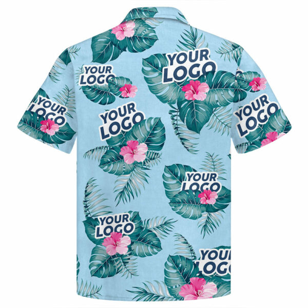 Custom Photo Summer Time - Company Logo Personalized Custom Unisex Tropical Hawaiian Aloha Shirt - Summer Vacation Gift, Gift For Coworker, Team Members - Image 5