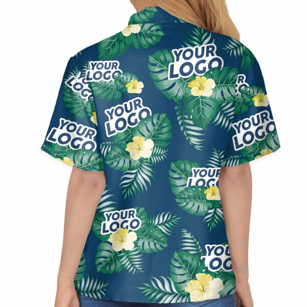 Custom Photo Summer Time - Company Logo Personalized Custom Unisex Tropical Hawaiian Aloha Shirt - Summer Vacation Gift, Gift For Coworker, Team Members - Image 7