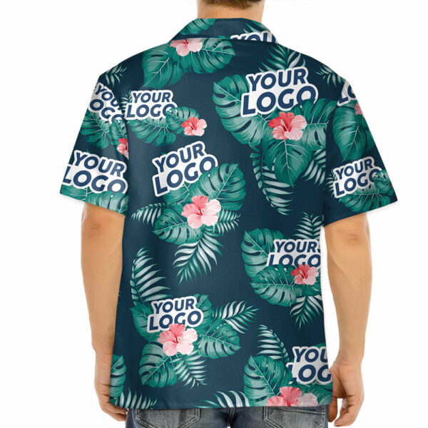 Custom Photo Summer Time - Company Logo Personalized Custom Unisex Tropical Hawaiian Aloha Shirt - Summer Vacation Gift, Gift For Coworker, Team Members - Image 9