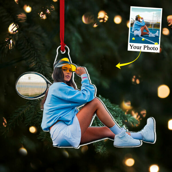 Custom Photo Tennis Player Acrylic Ornament Gift For Tennis Lovers - Image 5