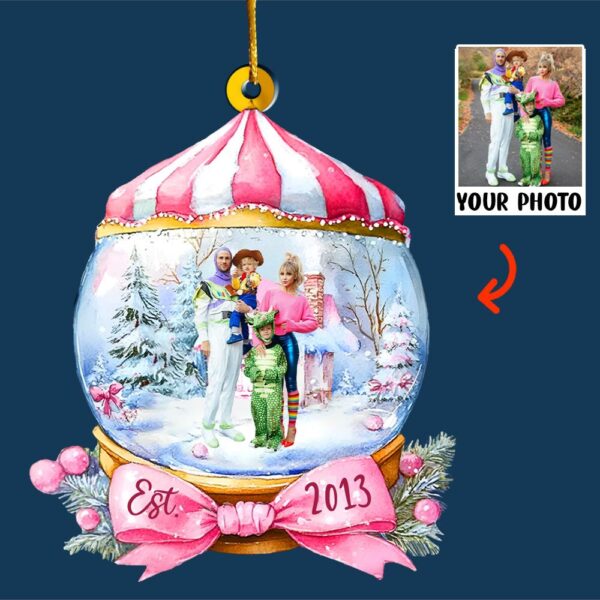 Custom Photo Wonderful Time Ornament - Personalized Acrylic Ornament - Image 5