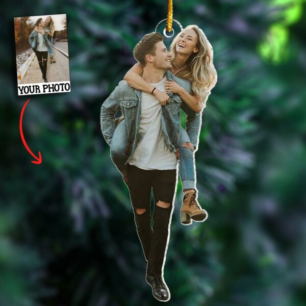 Custom Photo You Are My Christmas Wish - Couple Personalized Custom Ornament - Acrylic Custom Shaped - Christmas Gift For Husband Wife, Anniversary - Image 3
