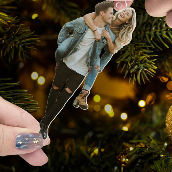 Custom Photo You Are My Christmas Wish - Couple Personalized Custom Ornament - Acrylic Custom Shaped - Christmas Gift For Husband Wife, Anniversary - Image 6