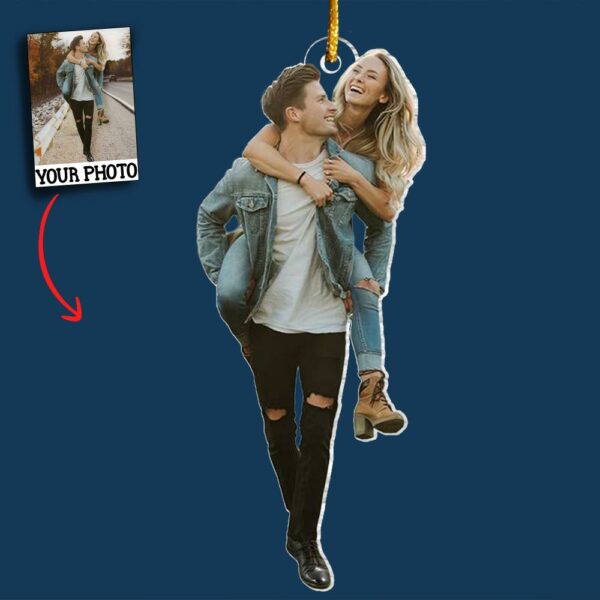 Custom Photo You Are My Christmas Wish - Couple Personalized Custom Ornament - Acrylic Custom Shaped - Christmas Gift For Husband Wife, Anniversary - Image 4