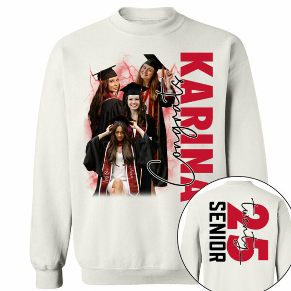Custom Photos Class Of 2025 Shirt - Personalized Mom Graduation Shirt - Image 7