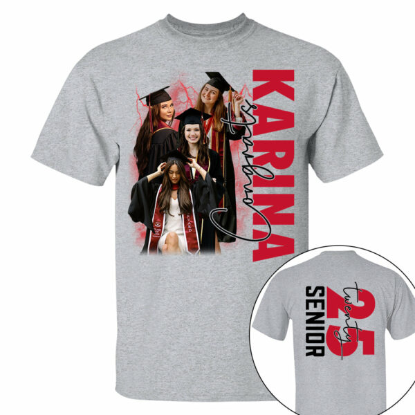 Custom Photos Class Of 2025 Shirt - Personalized Mom Graduation Shirt - Image 4