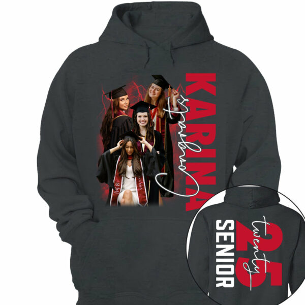 Custom Photos Class Of 2025 Shirt - Personalized Mom Graduation Shirt - Image 10