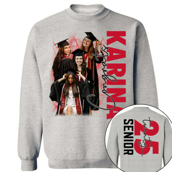 Custom Photos Class Of 2025 Shirt - Personalized Mom Graduation Shirt - Image 8