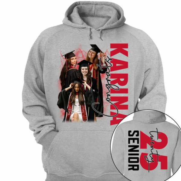 Custom Photos Class Of 2025 Shirt - Personalized Mom Graduation Shirt - Image 12