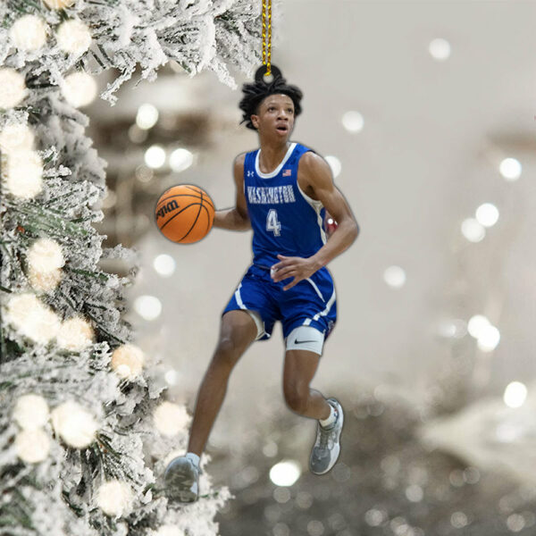 Custom Photos Player Ornament Personalized Ornament Gift For Football Player Football Lovers K1702 - Image 2