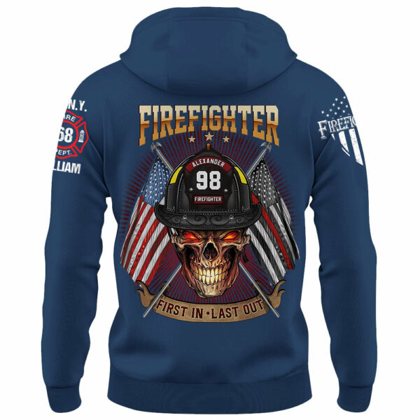 Custom Shirt Firefighter First In Last Out Gift For Firefighters K1702 - Image 6
