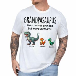 Custom Shirt, Grandpasaurus Father's Day Gift