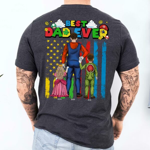 Custom Super Daddio Shirt, Best Dad Ever Shirt, Gift For Dad - Image 3