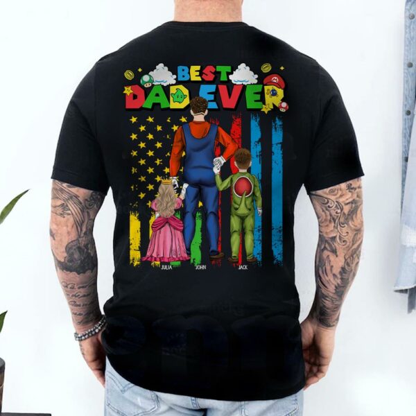 Custom Super Daddio Shirt, Best Dad Ever Shirt, Gift For Dad - Image 4