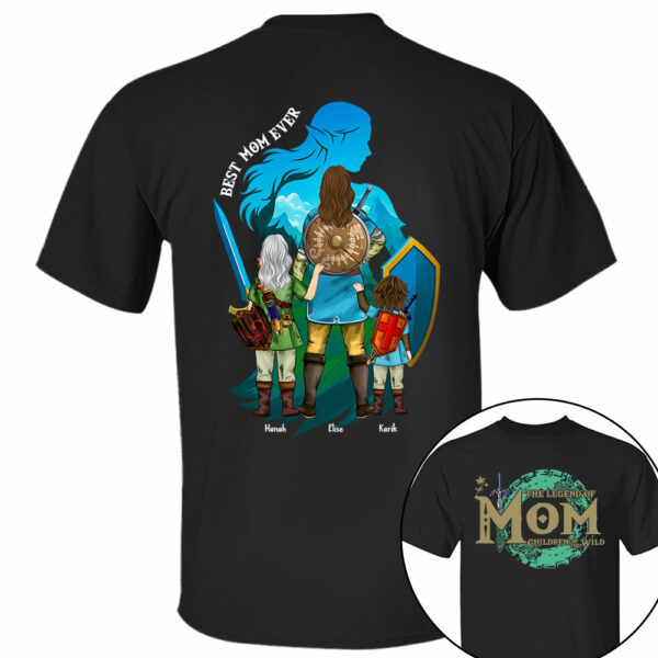 Custom The Legend Of Mom Children Of The Wild Shirt - Image 2