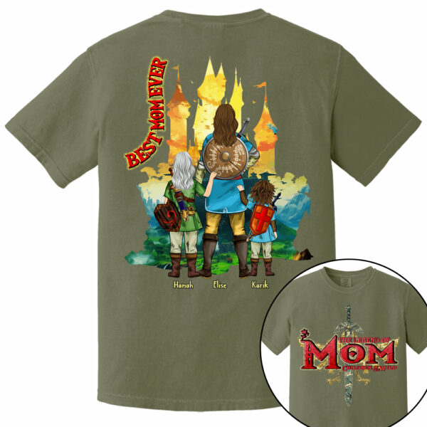 Custom The Legend of Mom Echoes of Wisdom Shirt - Best Mom Ever - Mother's Day 2025 Personalized Shirt - Image 7