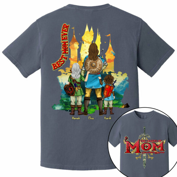 Custom The Legend of Mom Echoes of Wisdom Shirt - Best Mom Ever - Mother's Day 2025 Personalized Shirt - Image 6