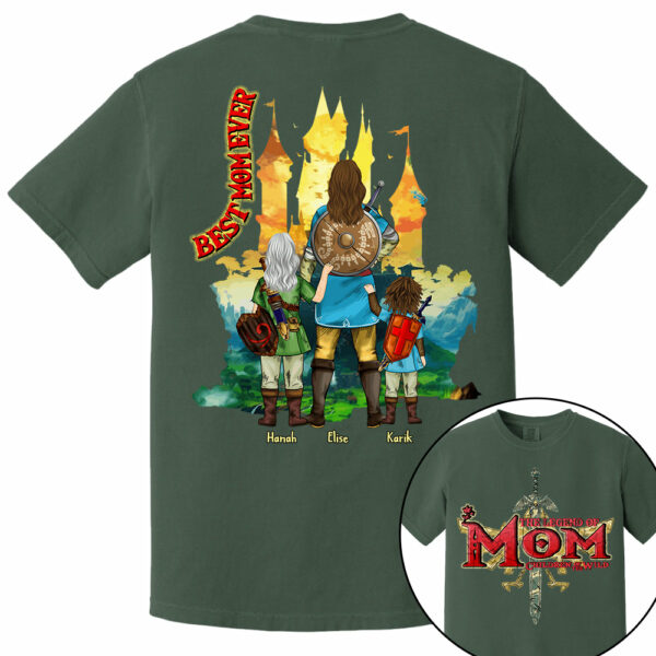 Custom The Legend of Mom Echoes of Wisdom Shirt - Best Mom Ever - Mother's Day 2025 Personalized Shirt - Image 5