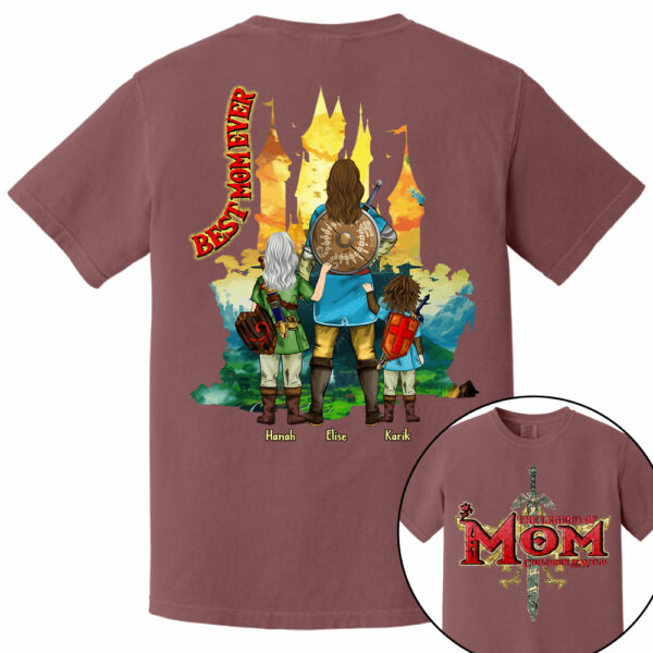 Custom The Legend of Mom Echoes of Wisdom Shirt - Best Mom Ever - Mother's Day 2025 Personalized Shirt - Image 8