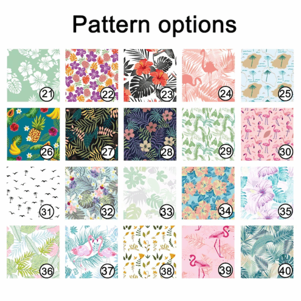 Custom Tropical Shirts Custom Face Hawaiian Shirt Leaves & Flowers Men's Shirt - Image 3