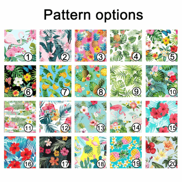 Custom Tropical Shirts Custom Face Hawaiian Shirt Leaves & Flowers Men's Shirt - Image 2
