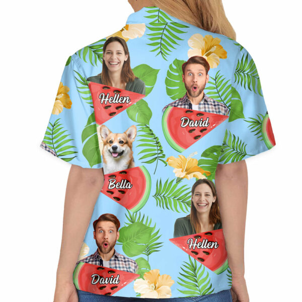 Custom Upload Photo Dog Hawaiian Shirt - Image 6
