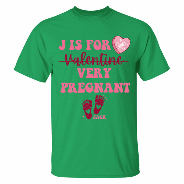 Custom Valentine's Day Pregnancy Announcement Shirt, Valentine Baby Announcement, Valentine Baby Shower - Personalized Valentine Pregnancy Shirt - Image 12