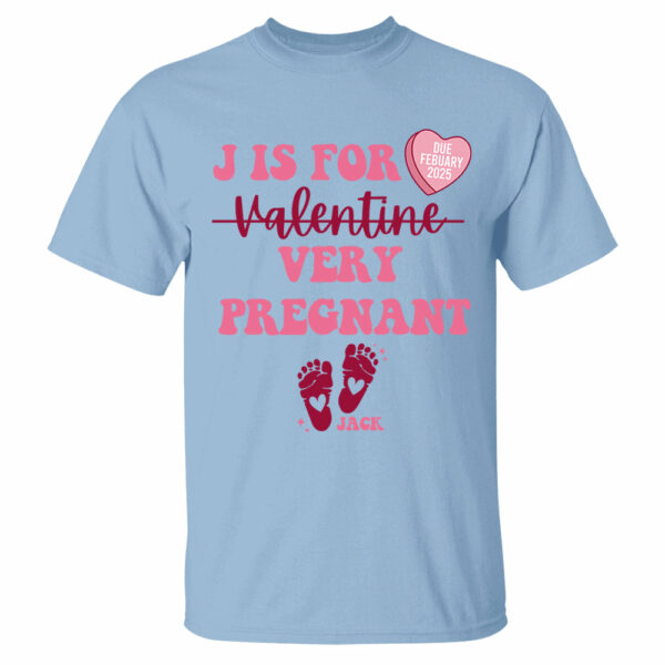 Custom Valentine's Day Pregnancy Announcement Shirt, Valentine Baby Announcement, Valentine Baby Shower - Personalized Valentine Pregnancy Shirt - Image 6