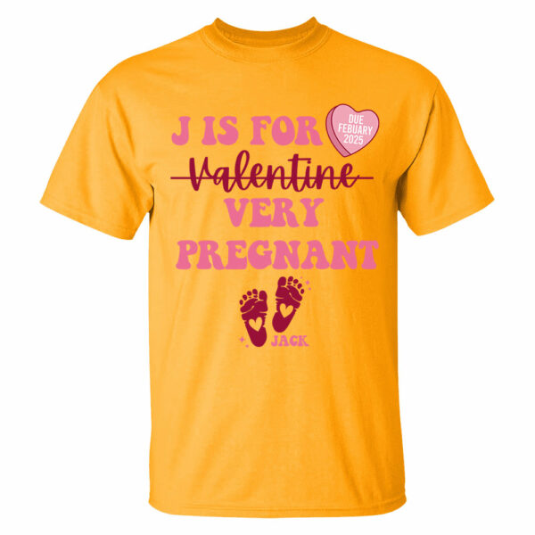 Custom Valentine's Day Pregnancy Announcement Shirt, Valentine Baby Announcement, Valentine Baby Shower - Personalized Valentine Pregnancy Shirt - Image 13