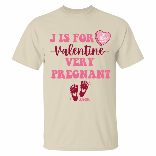 Custom Valentine's Day Pregnancy Announcement Shirt, Valentine Baby Announcement, Valentine Baby Shower - Personalized Valentine Pregnancy Shirt - Image 7