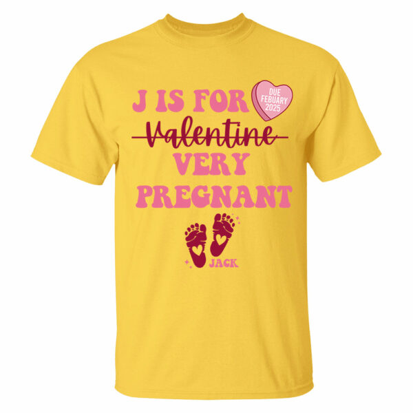 Custom Valentine's Day Pregnancy Announcement Shirt, Valentine Baby Announcement, Valentine Baby Shower - Personalized Valentine Pregnancy Shirt - Image 11