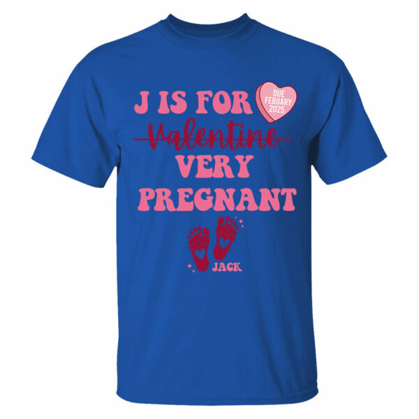 Custom Valentine's Day Pregnancy Announcement Shirt, Valentine Baby Announcement, Valentine Baby Shower - Personalized Valentine Pregnancy Shirt - Image 10