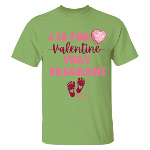 Custom Valentine's Day Pregnancy Announcement Shirt, Valentine Baby Announcement, Valentine Baby Shower - Personalized Valentine Pregnancy Shirt - Image 8