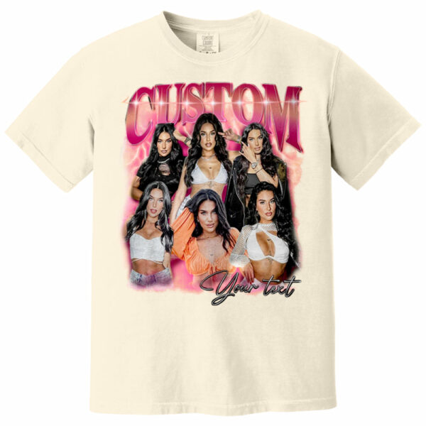 Custom Vintage Bootleg Rap Photo Tee Personalized Unisex T-shirt Gift for Girlfriend & Boyfriend - Image 13