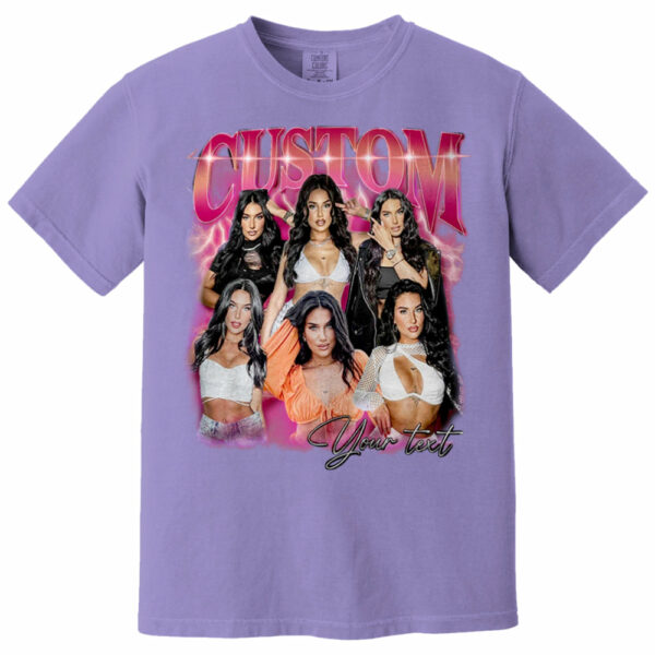 Custom Vintage Bootleg Rap Photo Tee Personalized Unisex T-shirt Gift for Girlfriend & Boyfriend - Image 12