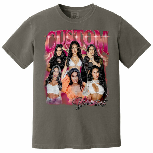 Custom Vintage Bootleg Rap Photo Tee Personalized Unisex T-shirt Gift for Girlfriend & Boyfriend - Image 7