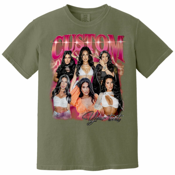 Custom Vintage Bootleg Rap Photo Tee Personalized Unisex T-shirt Gift for Girlfriend & Boyfriend - Image 9