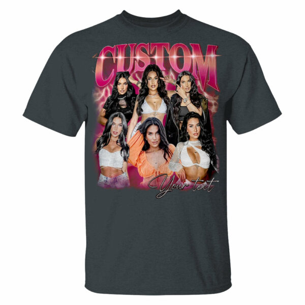 Custom Vintage Bootleg Rap Photo Tee Personalized Unisex T-shirt Gift for Girlfriend & Boyfriend - Image 5