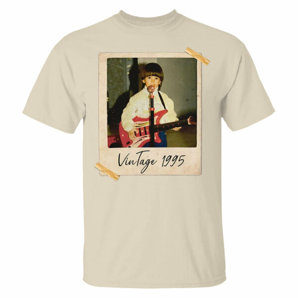 Custom Vintage Photo And Year, Custom Shirt With Picture Personalized 30th Birthday Gift Vintage 30th Birthday Party Vintage Est 1995 Shirt - Image 10