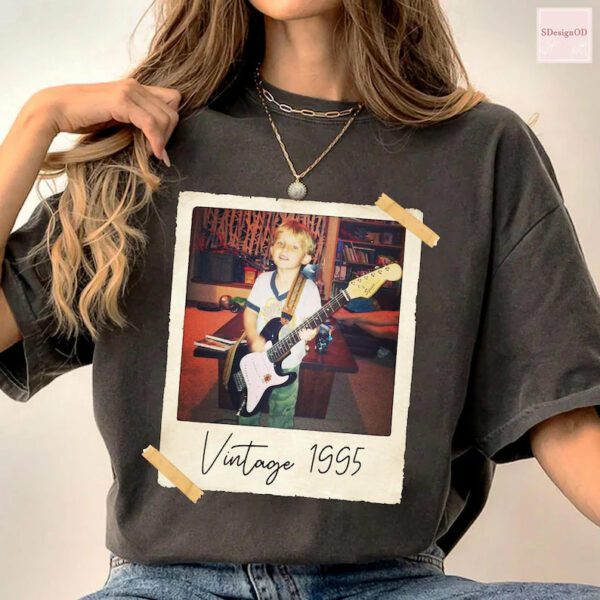 Custom Vintage Photo And Year Shirt, 30th Birthday Gift, Vintage 30th Birthday Party, Vintage Est 1995, Funny Birthday Tshirt, Birthday Gift
