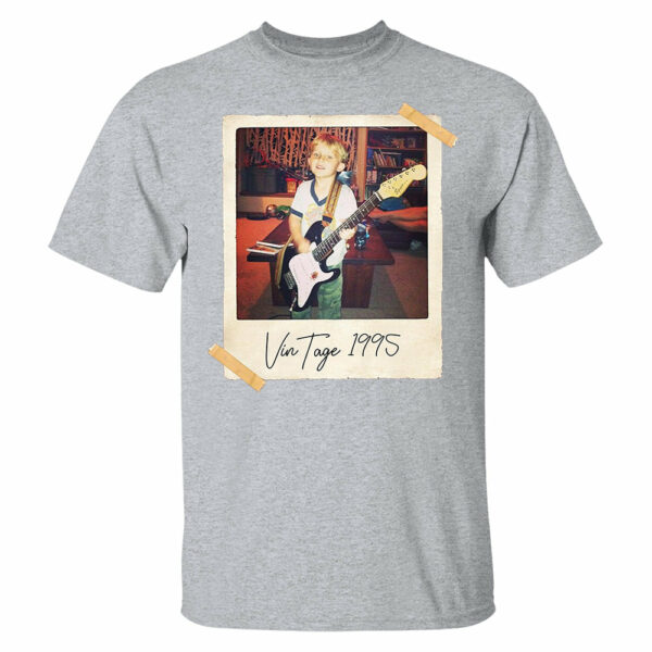 Custom Vintage Photo And Year Shirt, 30th Birthday Gift, Vintage 30th Birthday Party, Vintage Est 1995, Funny Birthday Tshirt, Birthday Gift - Image 13